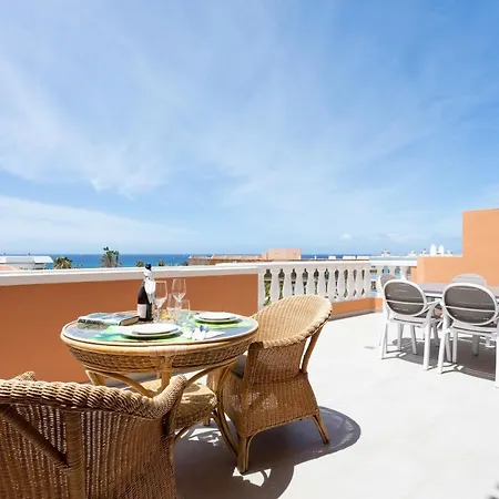 Lejlighed Exclusive Penthouse Playa Vistas 4 Close To The Sea And Beach, Aircondition For A Fee, Wifi, Terrace, Heated Pool Playa de las Américas